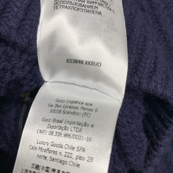 Gucci Navy Knit Sweater - Picture 7 of 10